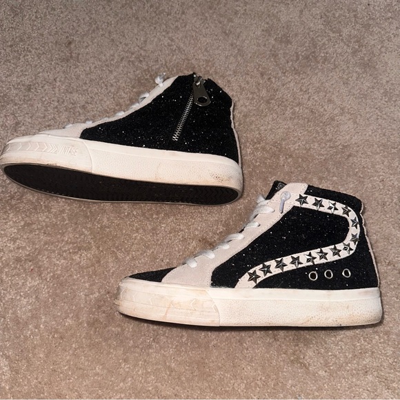 Vintage Havana dormy glitter star studded high top platform sneaker - Picture 3 of 12
